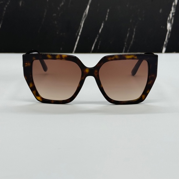 NEW DOLCE&GABBANA DG4438 502/13 WOMEN SUNGLASSES DG4438 50213 BROWN EYEWEAR - Picture 5 of 11